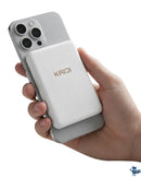 Carregador Portátil Kaidi Indução Power Bank 5000mah Branco