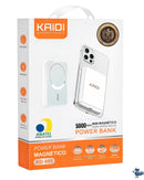 Carregador Portátil Kaidi Indução Power Bank 5000mah Branco