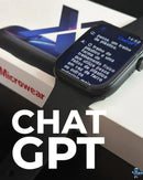 Smartwatch S10 Série 10 X Com Chatgpt - Modelo 2025 - Microwear - Relogio inteligente - Caixa Preta/Pulseira Preta Desenho Da Pulseira lisa Silicone com case transparente